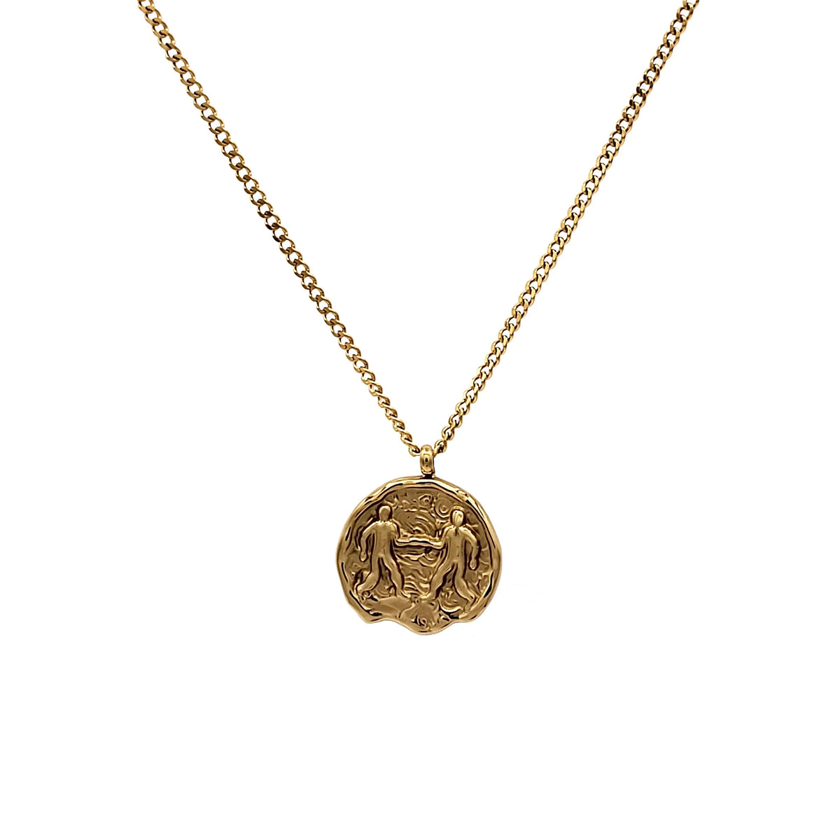 Zodiac for Steel | Inc Box Birthday Stainless Teens Gift Horoscope, Gold Pendant Necklace Women, Gemini Blue Boutique