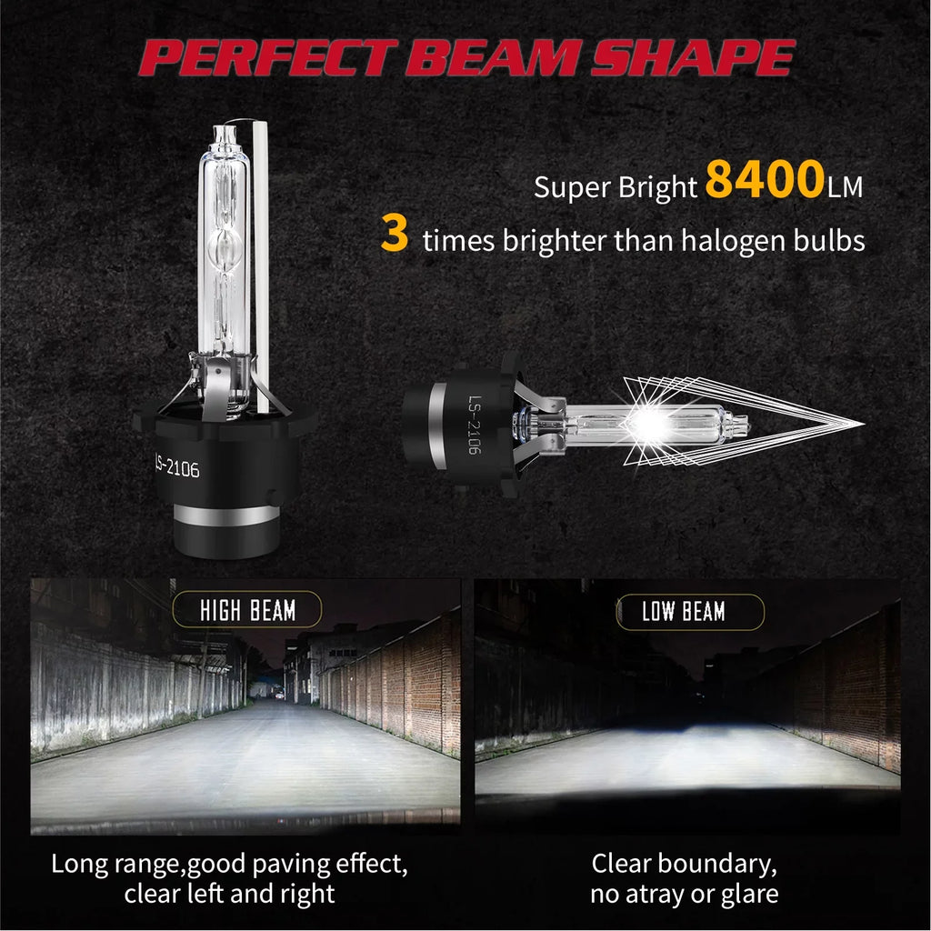 2013 Low Lexus 2012 2011 6000K for Hid 2010 2007 2014 Beam 2008 2X 2015 Bulbs Headlight ES350 2009 D4S White