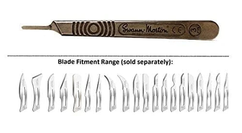 11 Morton 10 : (Solid Scalpel Stainless Version) (Original Swann Version) 10a No Handle (Original for Steel) blades : : : 15 : : 3 12 15a