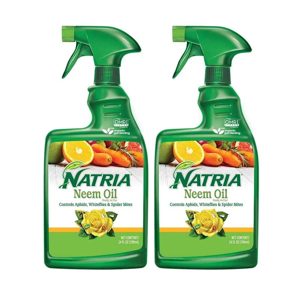 Oil Pack of and 2 24-Ounce, Pest Control, Natria Neem Ready-to-Use 706250A Disease