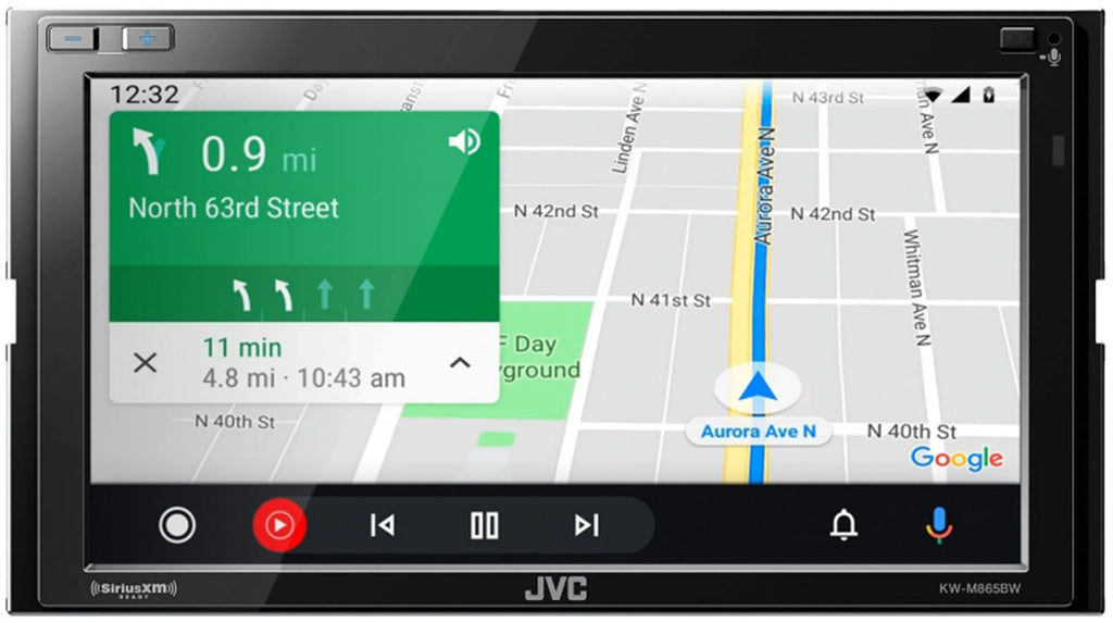 in-Dash Carplay, with 6.8-inch -M865BW Auto, Android Siriusxm All-Digital Mobile Receiver Media Apple and Ready Bluetooth, Double-Din