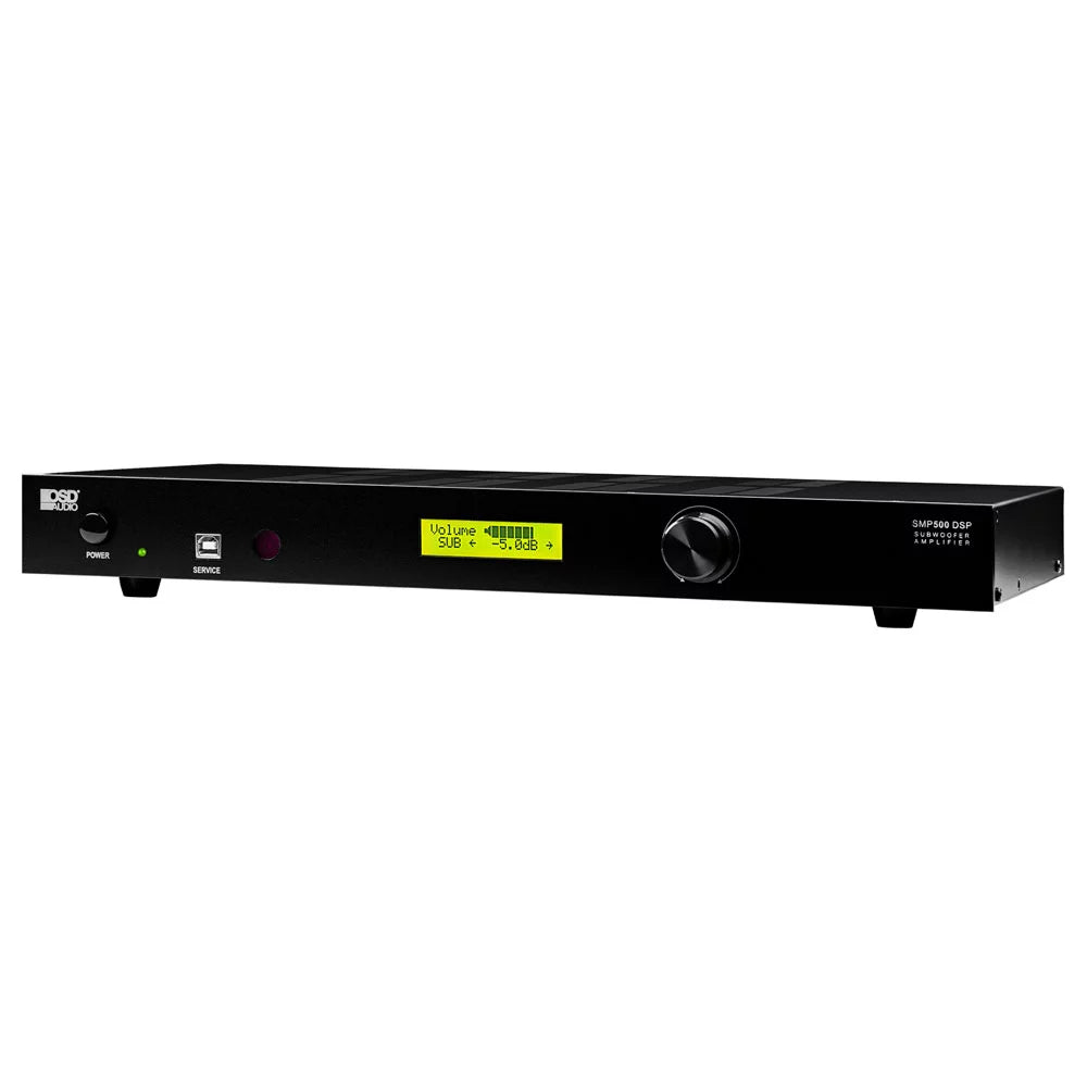 '-8 Certified Subwoofer Control SMP500 Ohm Amplifier, , Sensing, 800W Class D Auto 4 App Mono