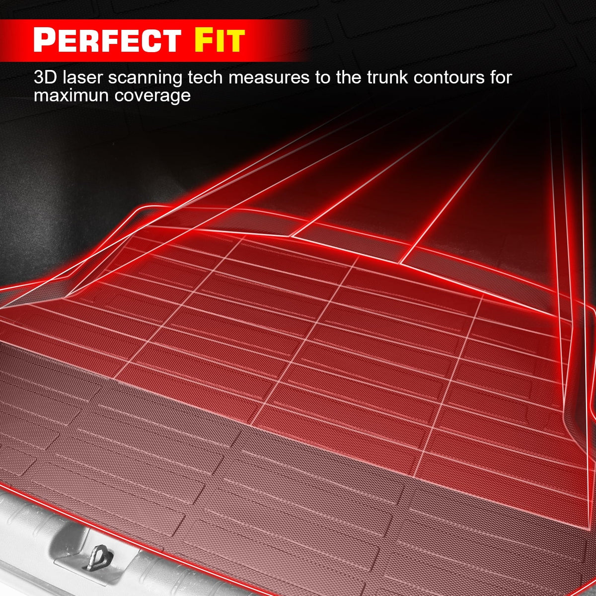 Bed Duty Rear Floor Crew Protector Climatic Ikon Bed, All Mat Ranger Cargo Super Truck Liner Fits Black Trunk Cab Guard Short Heavy 2019-2024 5Ft With Motorsports 3D Flooring Storage Ford