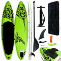 Inflatable Set Paddleboard 120.1"x29.9"x5.9" Green