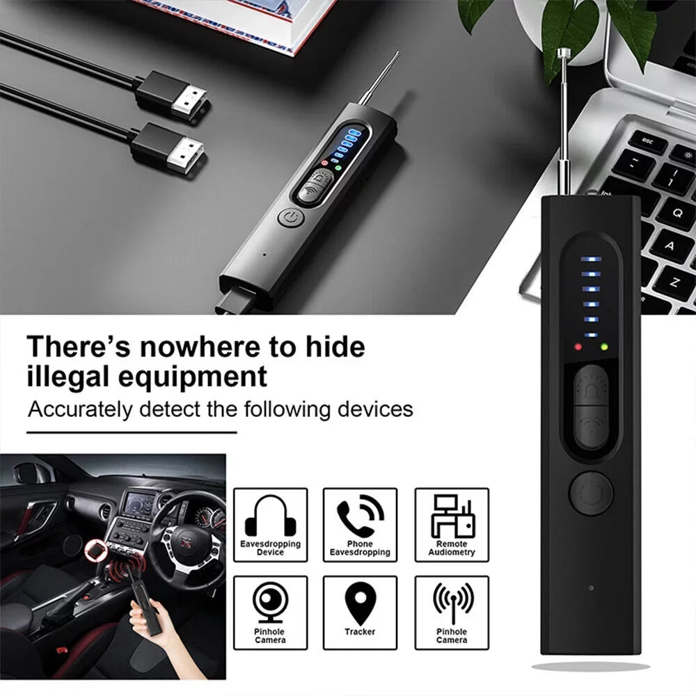 '- Gear Signal Camera Anti-spy Audio Detector JahyElec Hidden Detection Device Smart