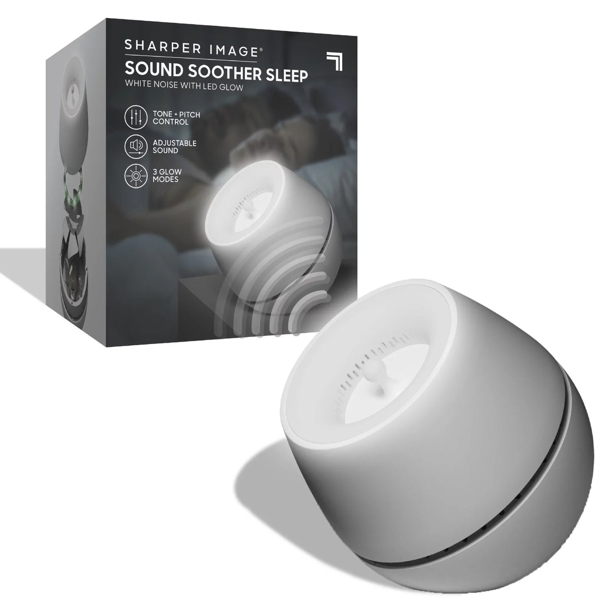 Sound Sharper Image® Noise Wind, Glow With Machine White Soother