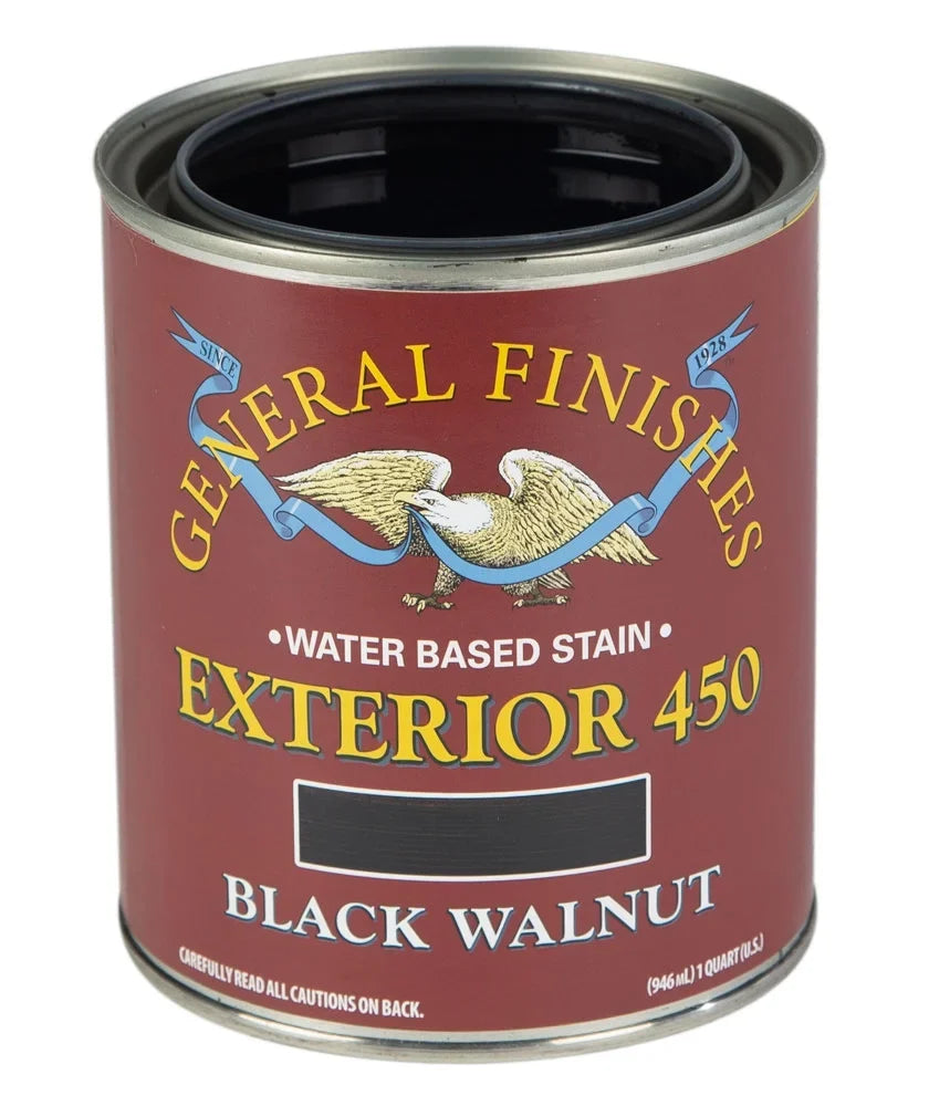 , 450 General Black Quart Finishes, Walnut,