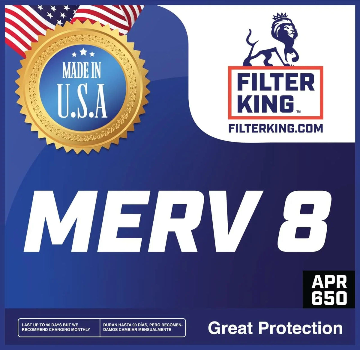 Filter Furnace 13.5x40.5x1 | 8 13.5 Size: x A/C | Actual Filters Air .75" | x | King 40.5 4- Pleated Filter