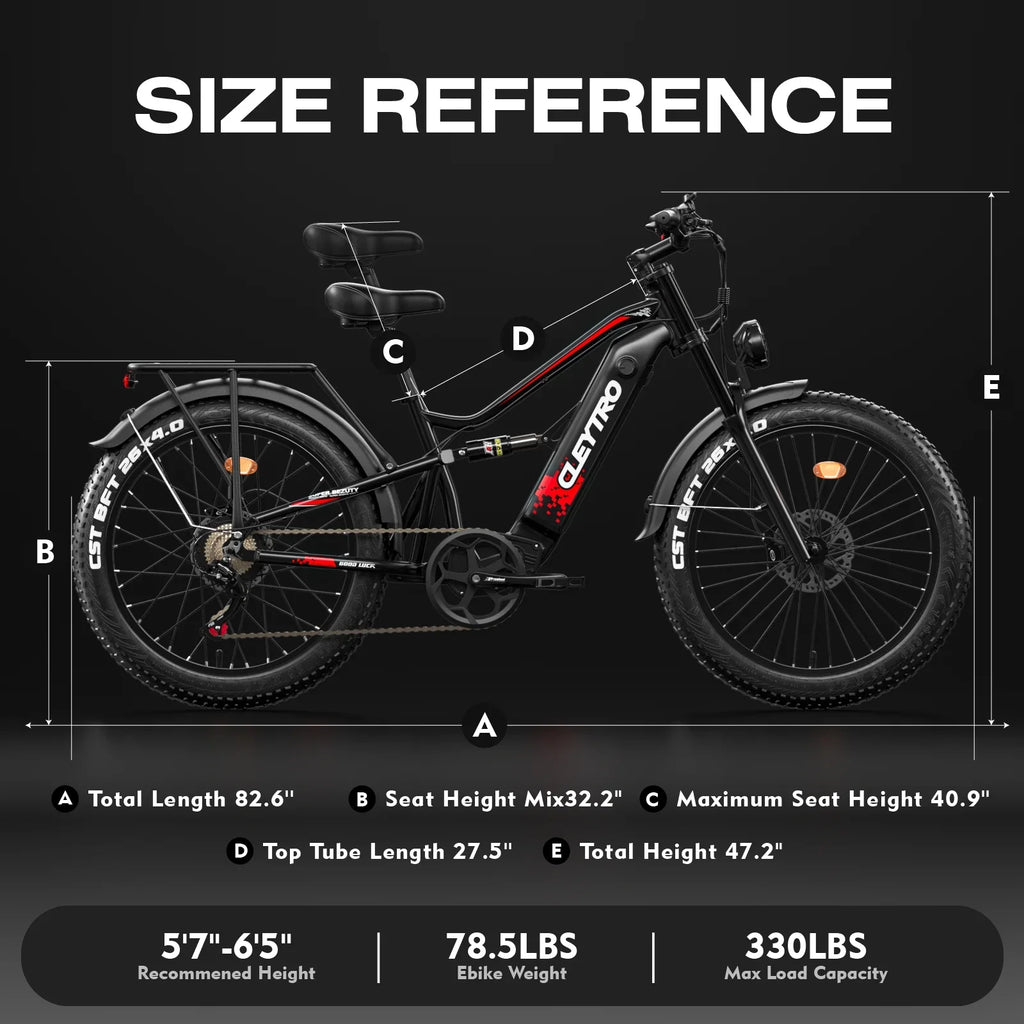 bike mountain motor, double 52V 26*4 double absorbers, bike, shock 7-speed fat 750W electric battery, Adult inch tire electric 19Ah bike snow beach electric brakes,