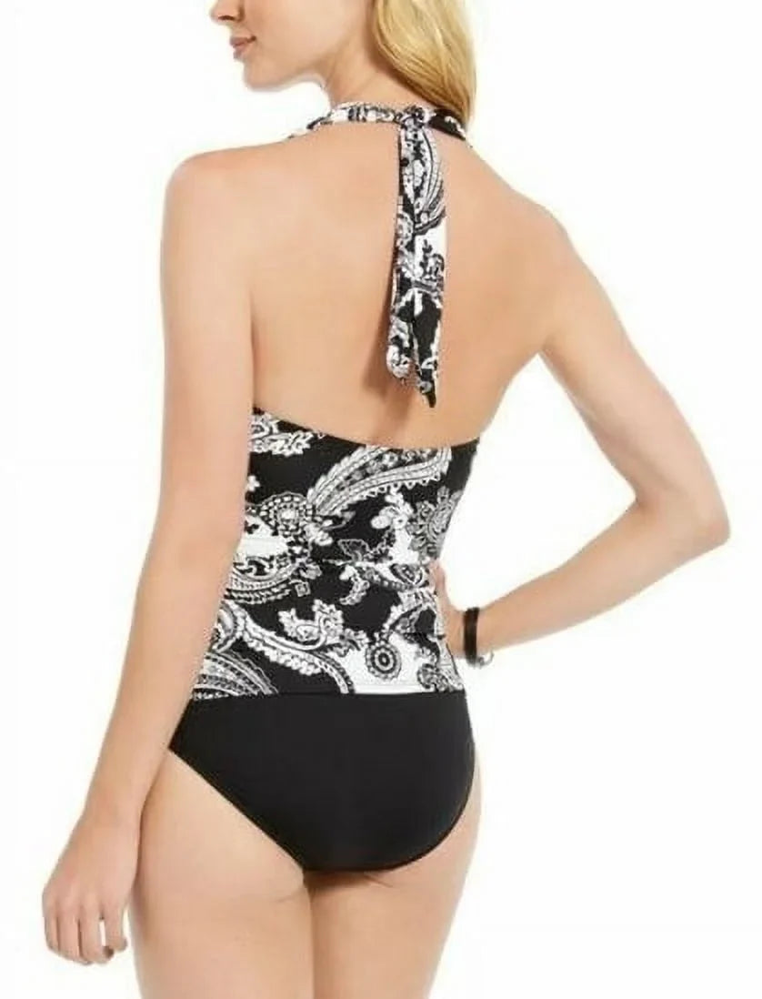 Ralph Tankini Swim Tummy-Control Top, Lauren 10 Halter
