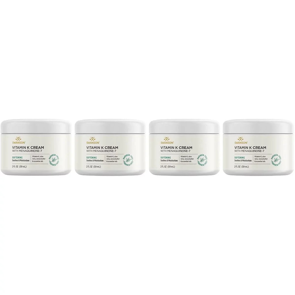 4 Vitamin Swanson oz Cream with 2 Cream K fl Pack Menaquinone-7