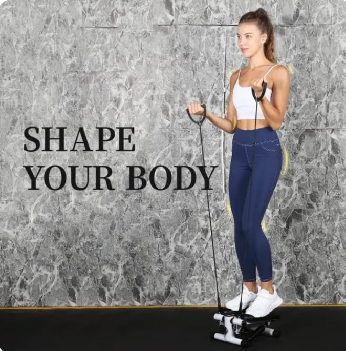 Resistance Mini Workout Body Stepping with for Stepper Band, Full Exercise Equipment Home Workout Fitness Stair