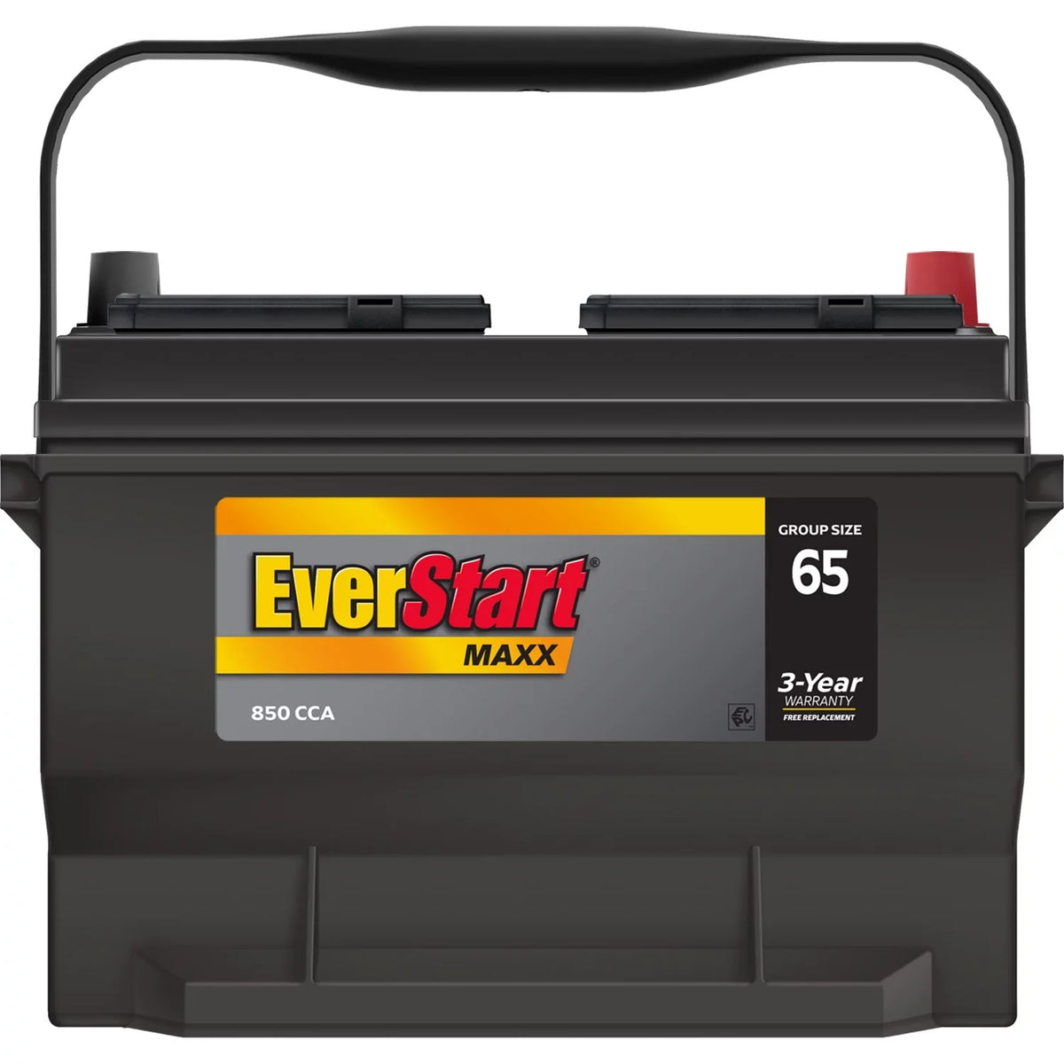 850 Volt Maxx 65 Size Acid Automotive 12 EverStart Group Lead Battery,