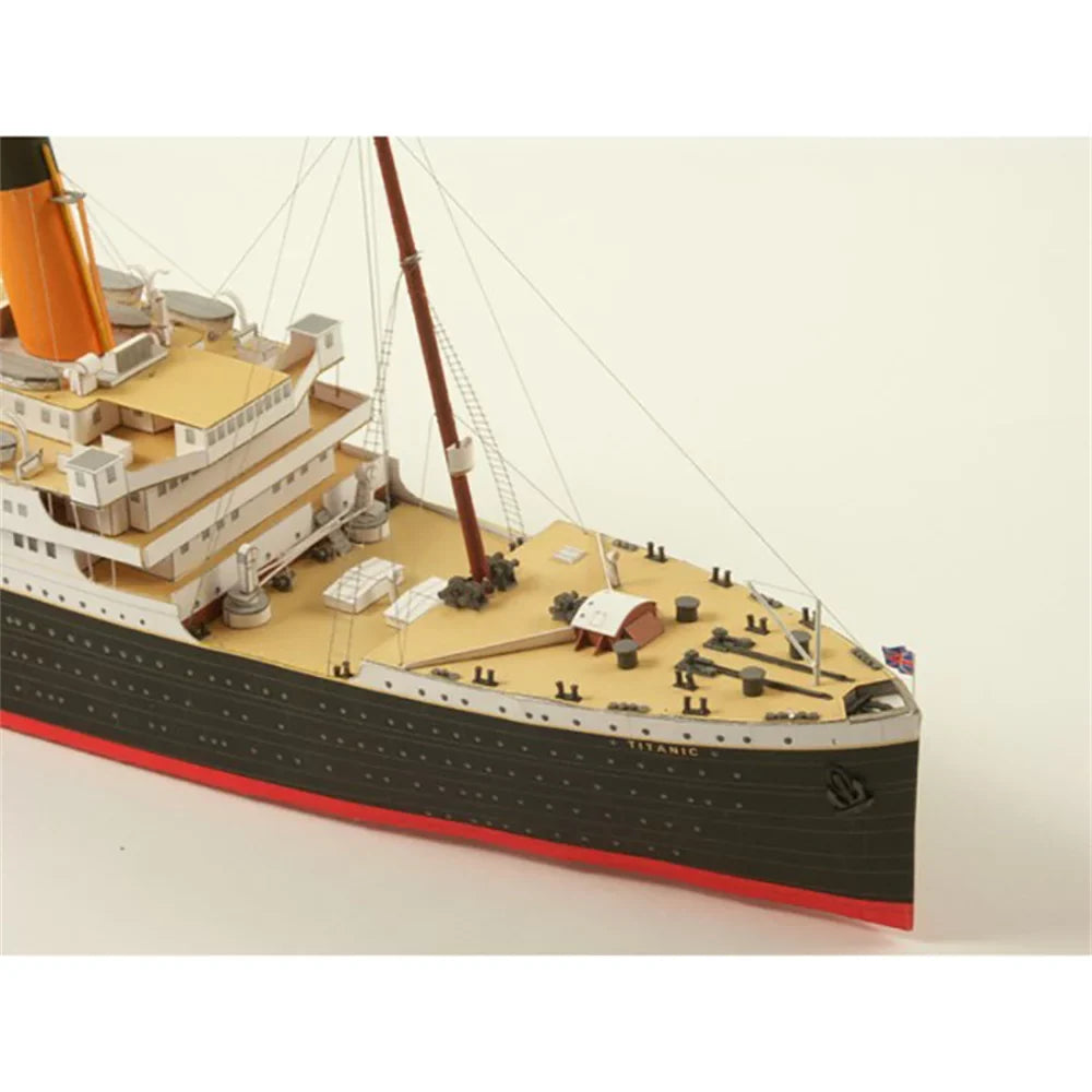 Ship Cruise Kit British 1:400 67*7CM Model Titanic Model Handmade ) (Unassembled Model Paper