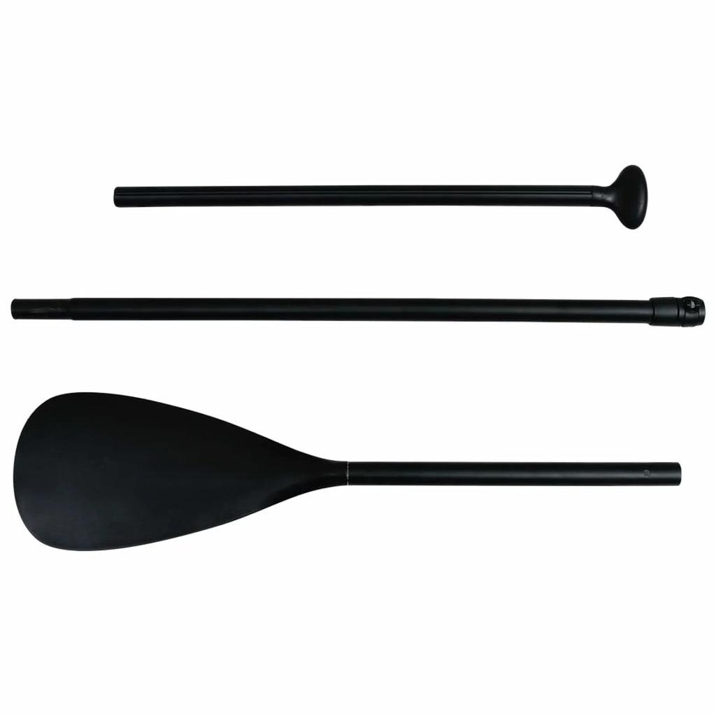 White Inflatable Paddleboard and Black Set
