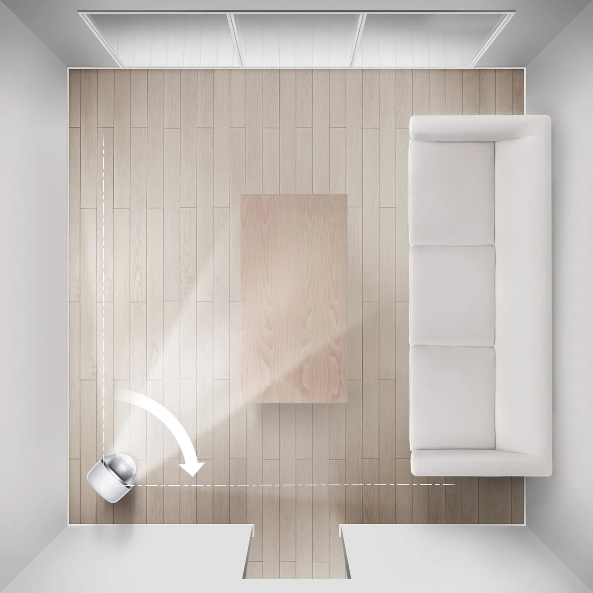 Connected Refurbished Dyson Fan | Tower TP02 WiFi Cool Pure White/Silver | Purifier Air Link