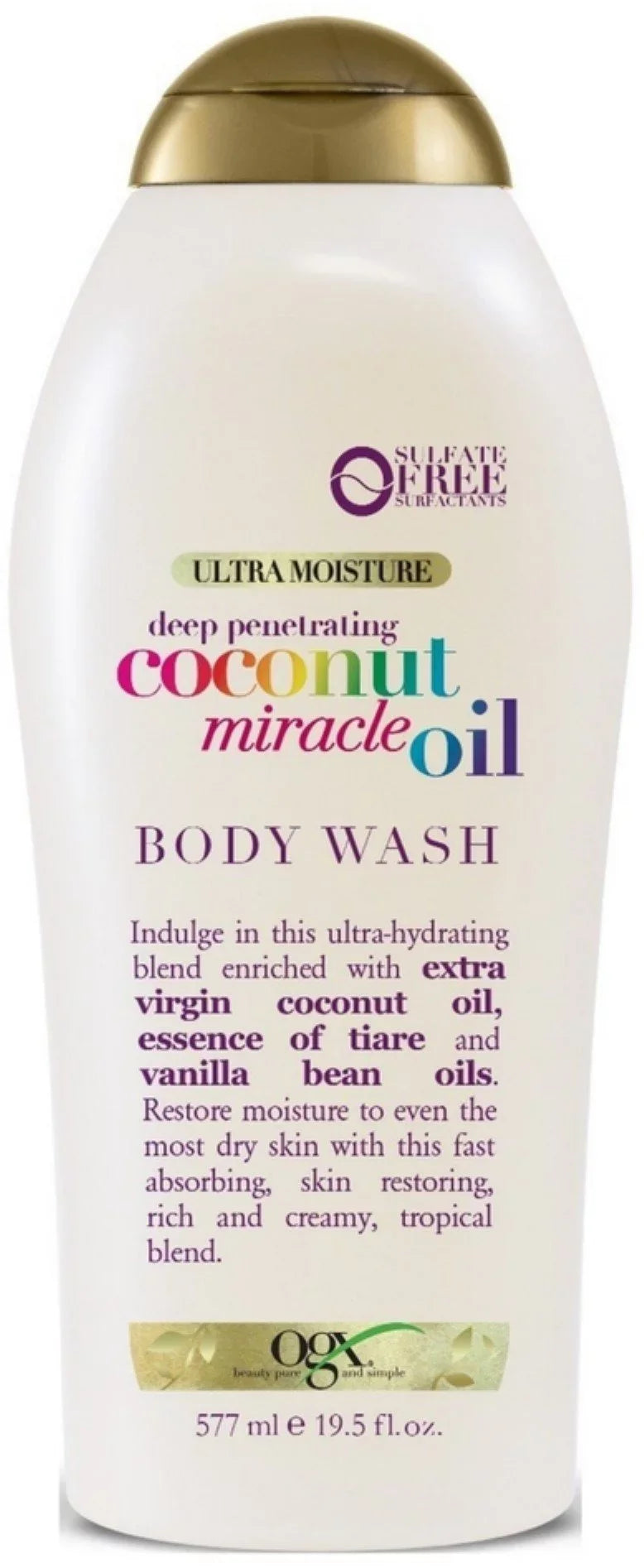 Creamy Free, Wash Sulfate Coconut 19.5oz, 3-Pack + Oil, Body Ogx Extra