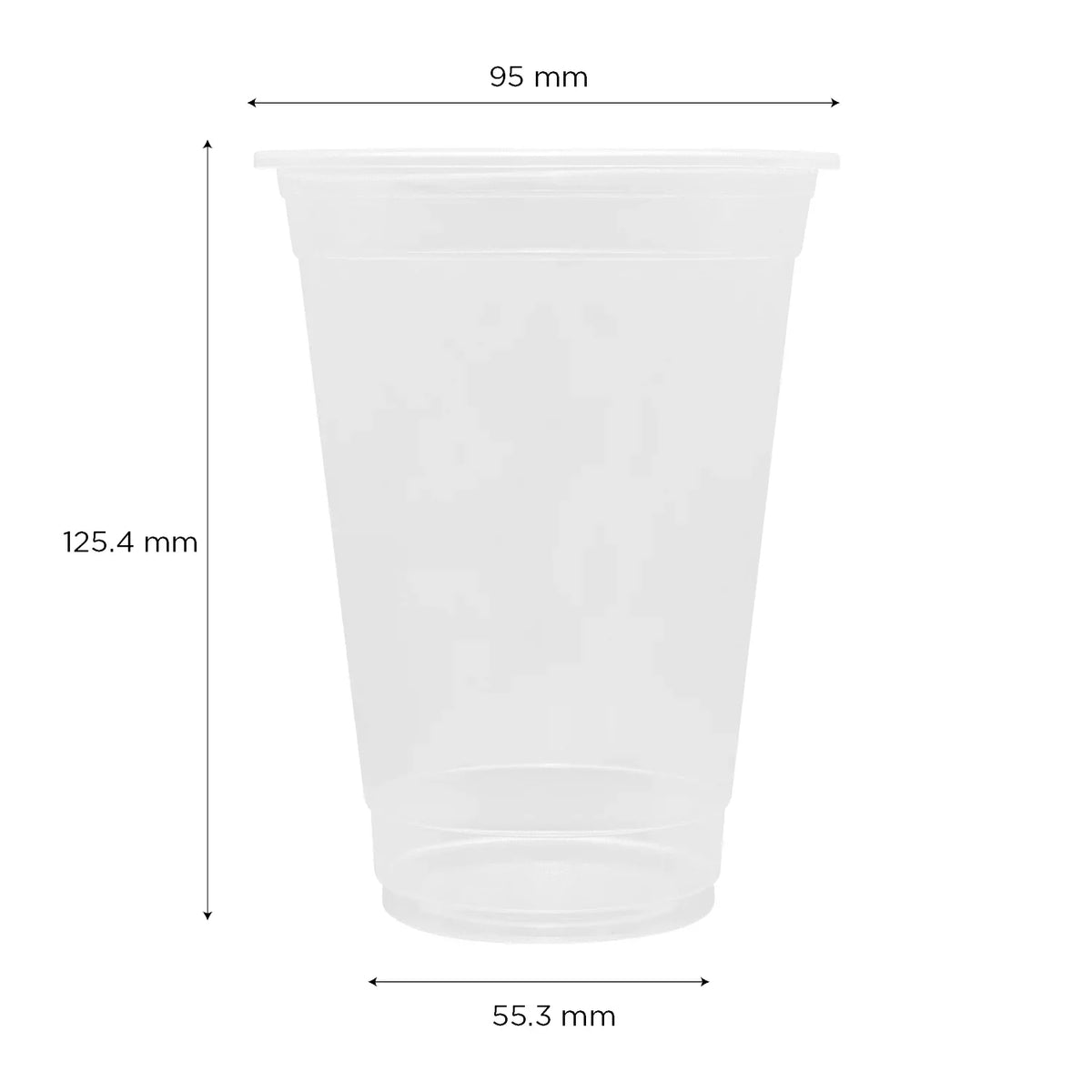 Karat Cups (95mm), cc U- 500 Translucent 16 C1011 oz 2000 Pcs Modern