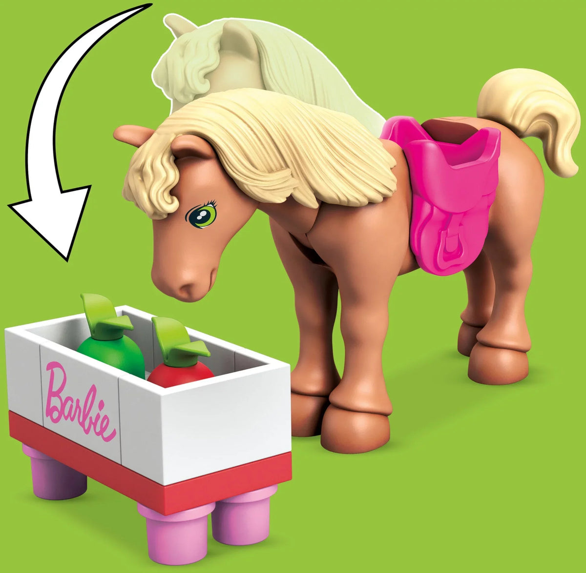 1 Horse Jumping with Micro-Doll Kit Barbie Horses Toy and Pieces) (73 Building