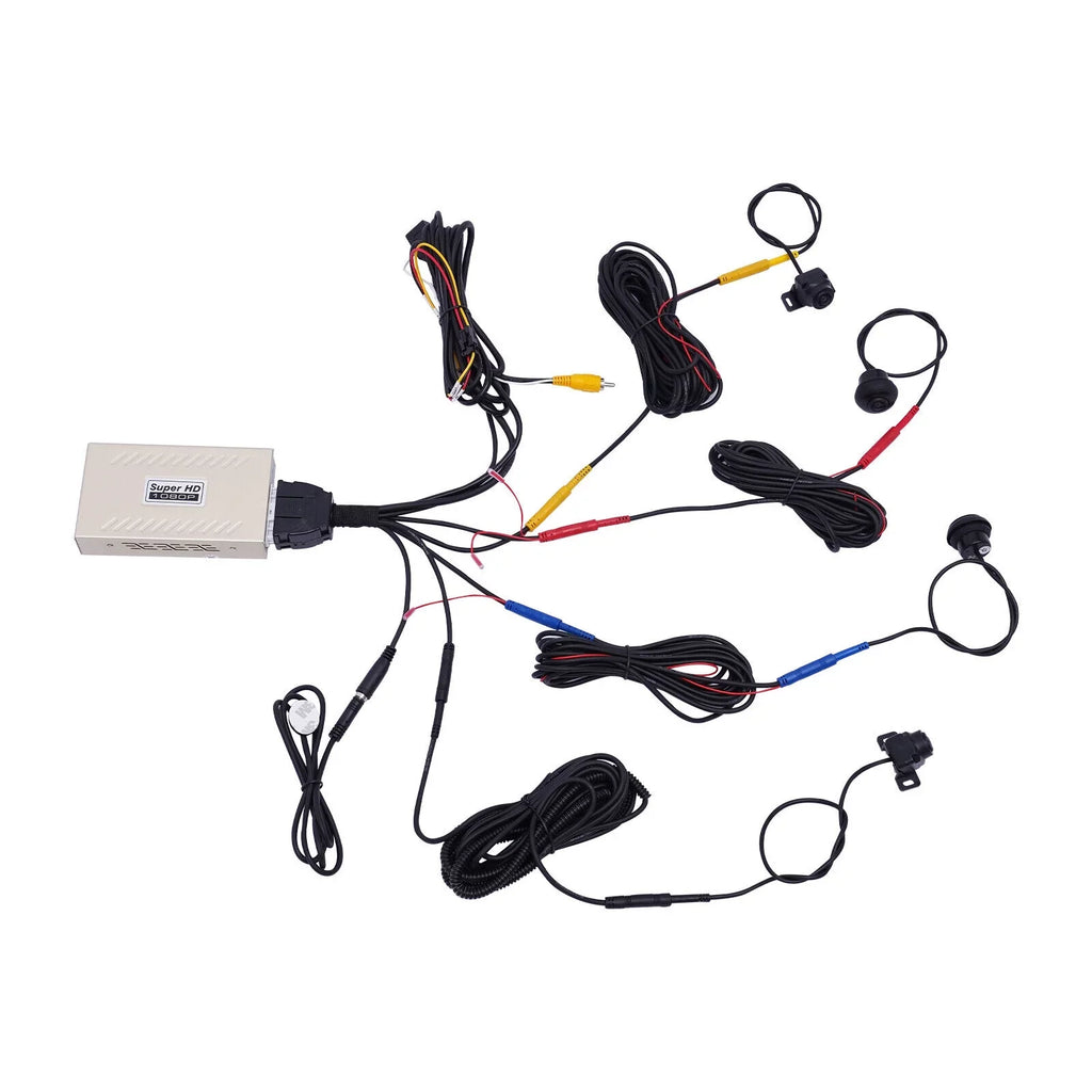 Recording Night System 4-Camera 1080P Bird Kit 360° Recorder View ZhdnBhnos Rear Panoramic View Vision Car