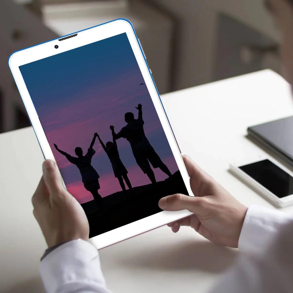 Function Communication Bluetooth Learning Tablet Definition Call Video Voice Tablet High Screen 7 Android Game WiFi 8 lulshou Core Card Inch