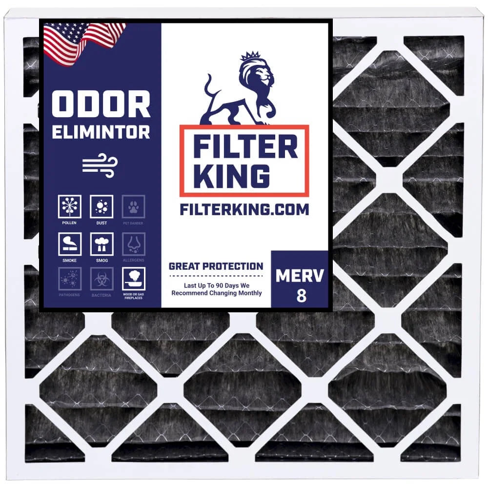| 8 Air x 19.5 Filters | Carbon 15x20x1 Filter Size: x .75" | Pleated King Filter A/C 14.5 Actual | Furnace 4-