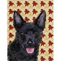 Canvas Portrait Fall Carolines House Leaves Flag Size Kelpie Treasures Australian