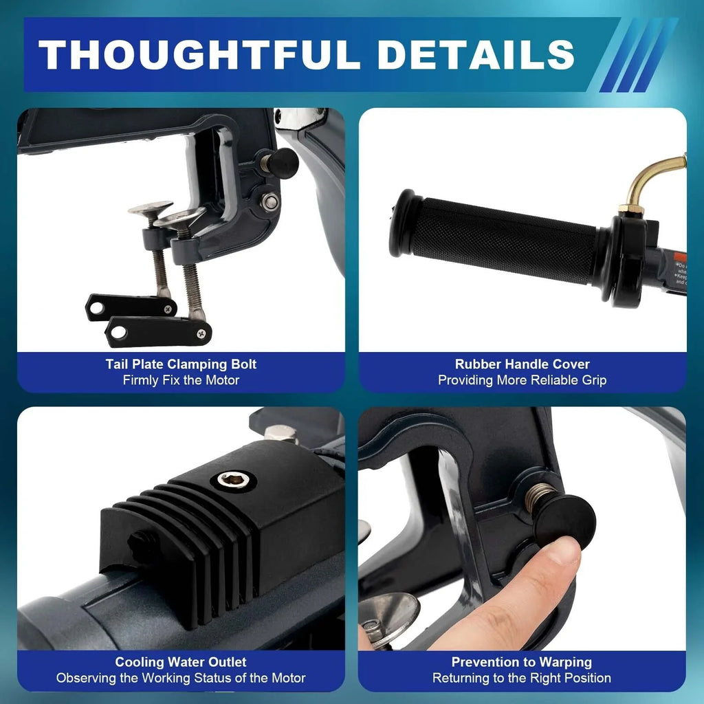 Duty Engine 3.5HP Engine Vessel Heavy Motor System Outboard Stroke Cooling Moisture 2