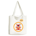 Canvas And Expression Shoulder Bag Monster Universe Tote Alien Orange Sack