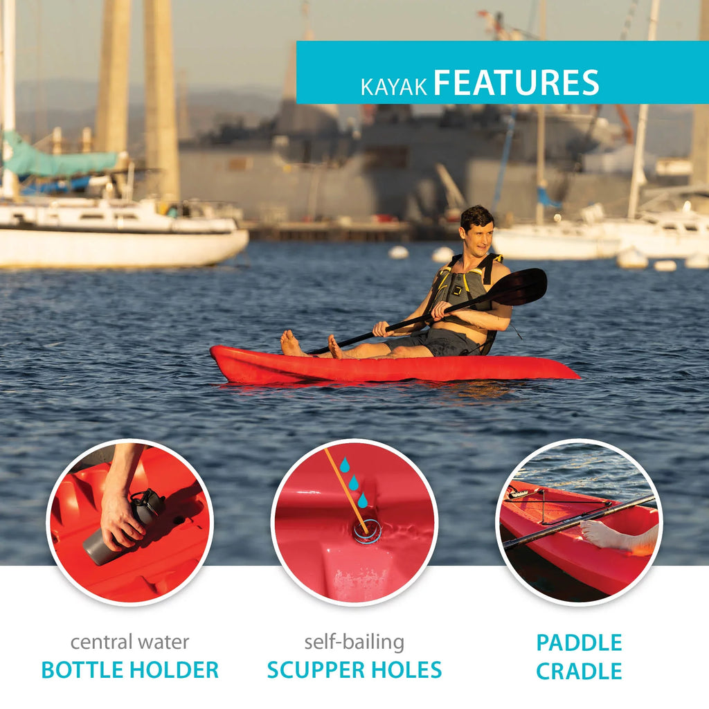(91234) Kayak, 101 Fire Lifetime Red Hydros