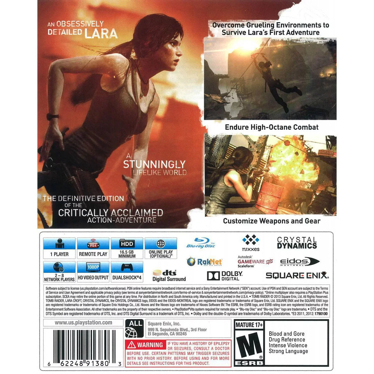 (PS4) Definitive Raider Pre-Owned Ed Square - Tomb Enix