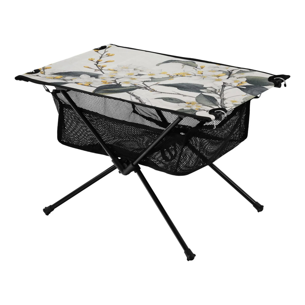 Jasmine with Compact Picnic Foldable Flowers Camping Storage Table Blooming Fishing Portable Hiking Outdoor Bag for Table Table Beach