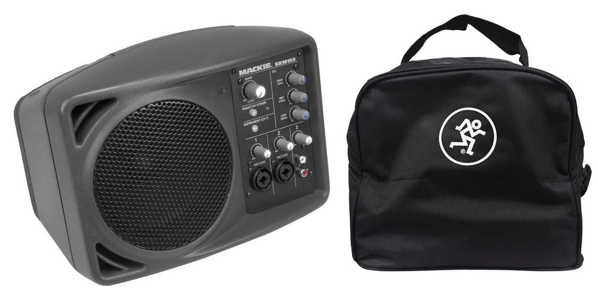 Bag Monitor SRM150 Travel Powered + Speaker Mackie New -150 Active