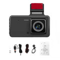 Dash Loop Touchscreen Inch 170° Recording 1080P Dashcam Support Night-Vision Wide Driving Picture with Car Eccomum Angle Motion Reversing Recorder Detection Camera 4
