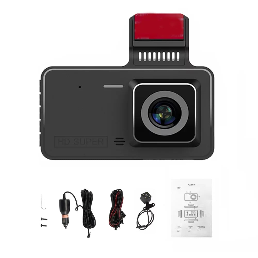 Dash Loop Touchscreen Inch 170° Recording 1080P Dashcam Support Night-Vision Wide Driving Picture with Car Eccomum Angle Motion Reversing Recorder Detection Camera 4