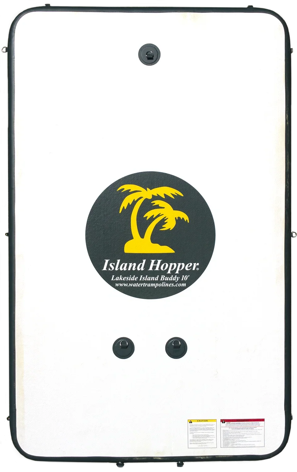 Floating Slide Lakeside Dock Hopper Graphics Tropical Bouncer Series 10ft Island & Inflatable