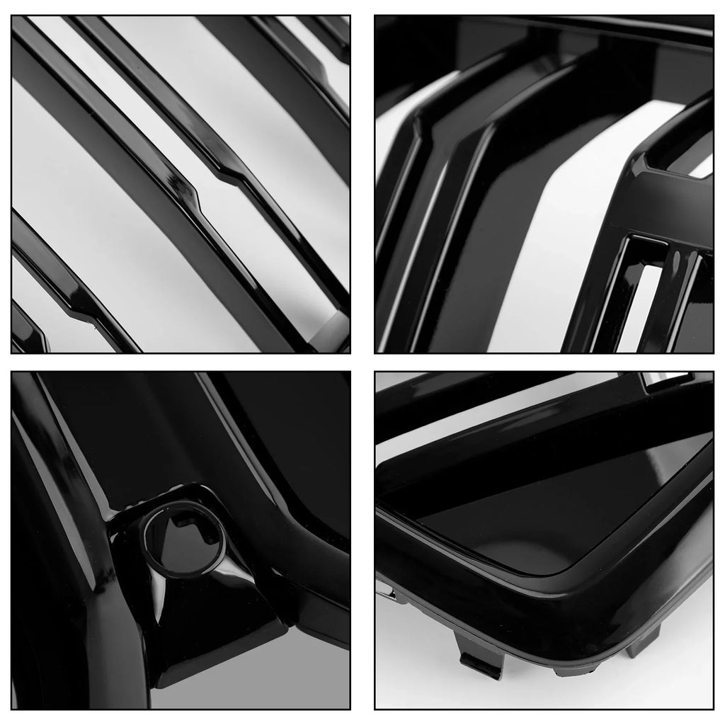 Black Fit Grille M50i Bumper W/Camera Front G06 for Grill 2020-2022 Hole X6