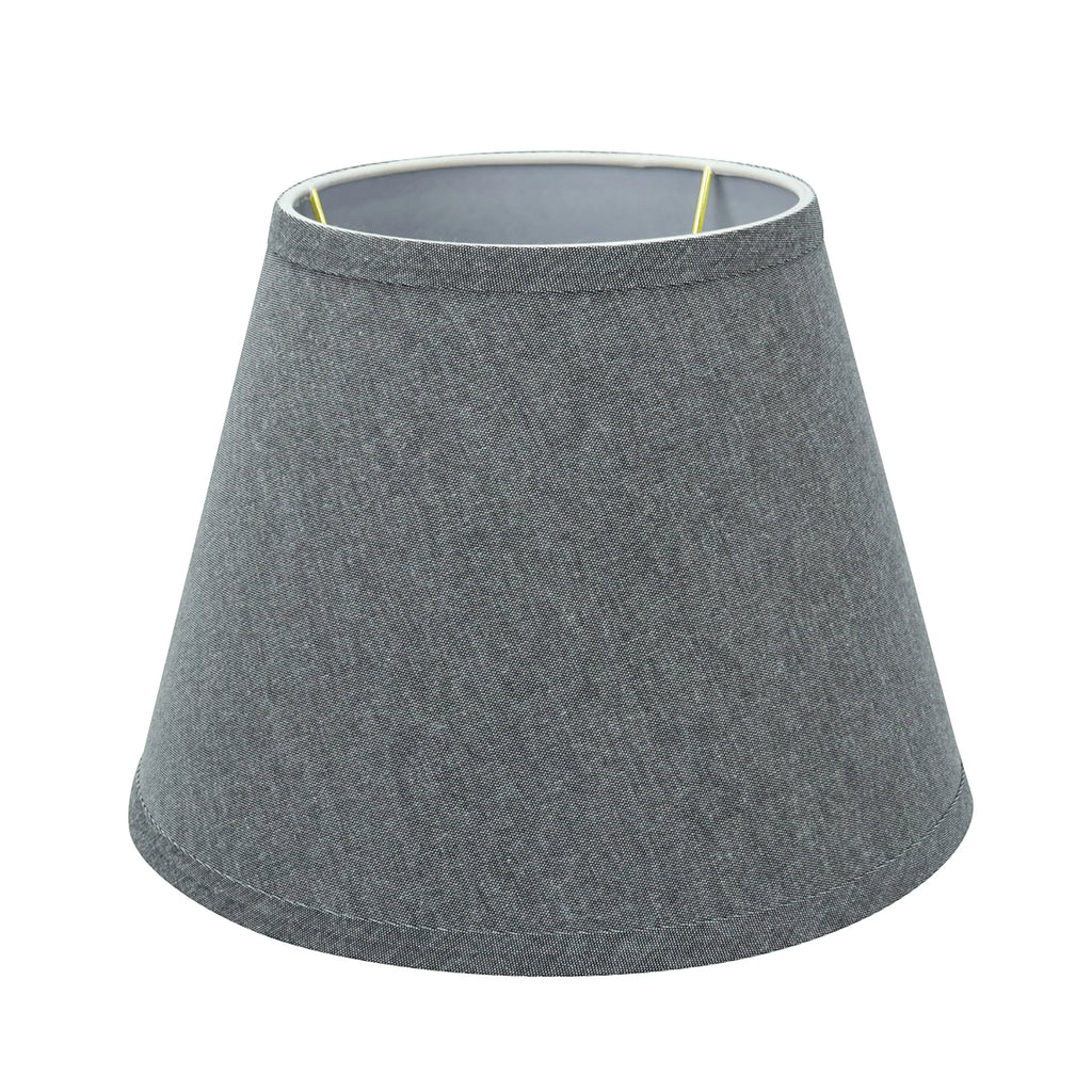 Aspen Empire Transitional in x 1/2") Shape Hardback 7 Wide 10" Shade (6" Grey, Construction 58853 Creative 10" x Lamp