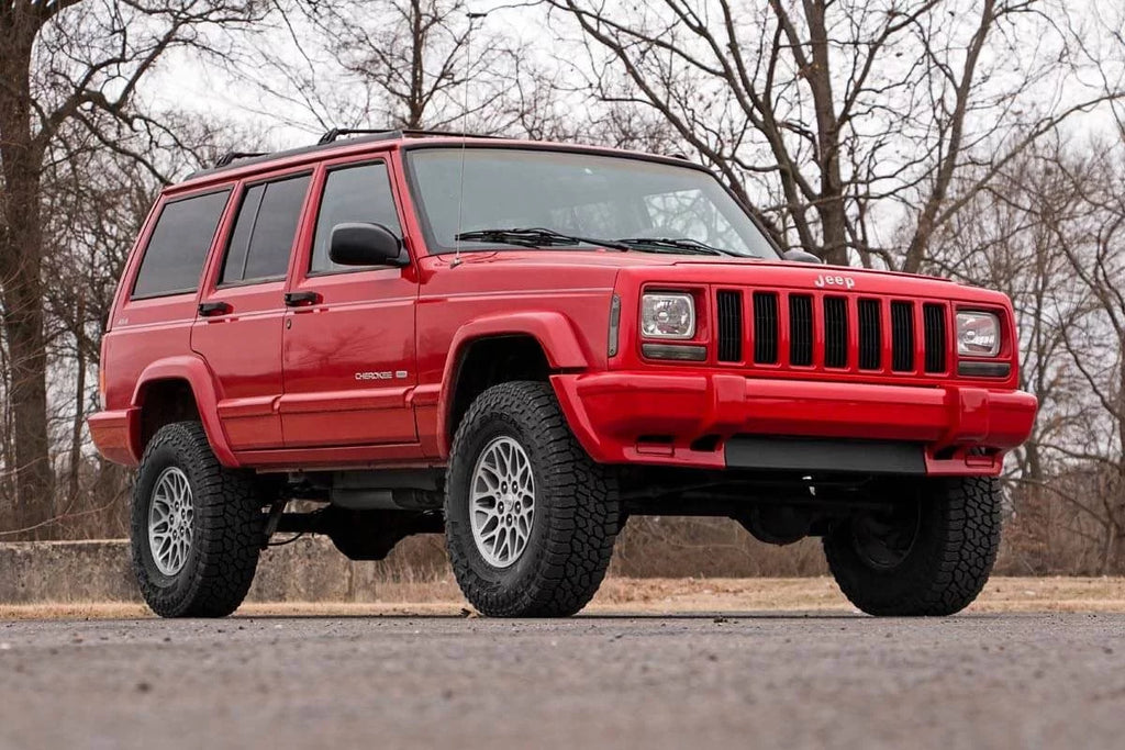 Rough Country Kit Jeep for Cherokee 3" Lift 630X70 - w/V2 1984-2001 Shocks