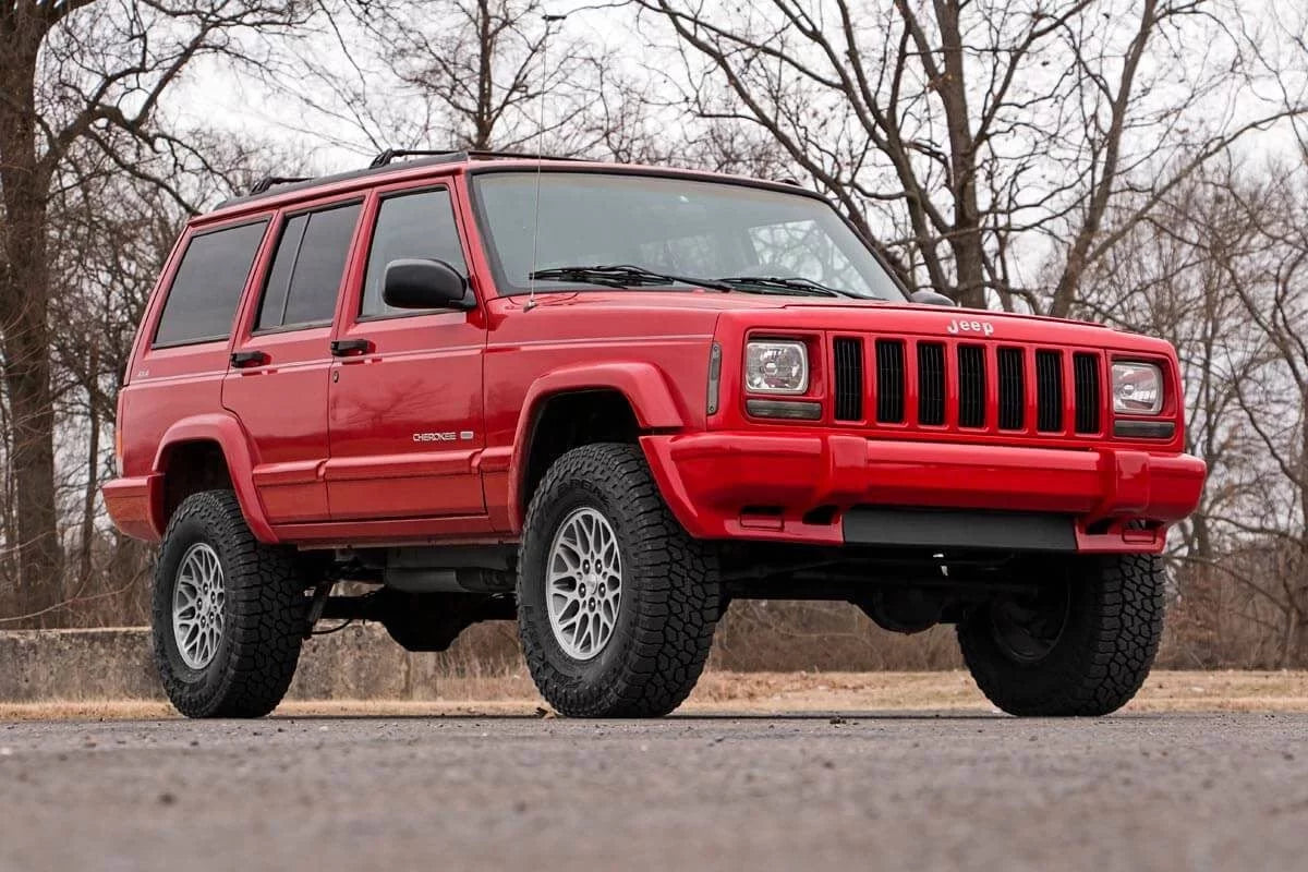 Rough Country Kit Jeep for Cherokee 3" Lift 630X70 - w/V2 1984-2001 Shocks