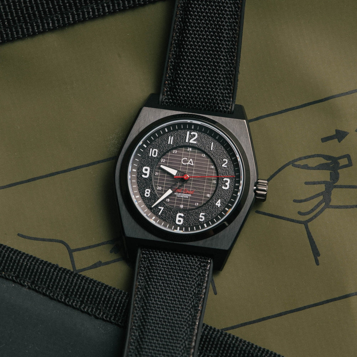 Co. Lost Midnight Solar Coast Field California Watch