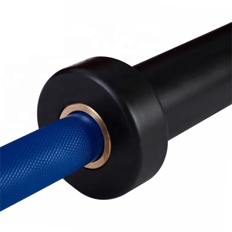 Lifting Solid Chrome Power Barbells Olympic Blue Barbell Bar Lifting Hard Chrome Weights