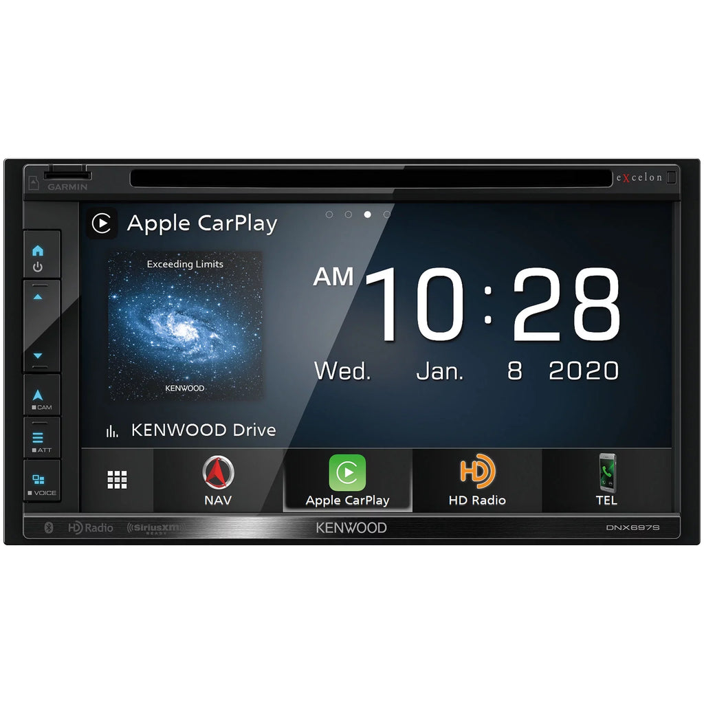 with Camera Kenwood DNX697S License -320LP Plate Rear Receiver Mounting Navigation with Multi-Angle View