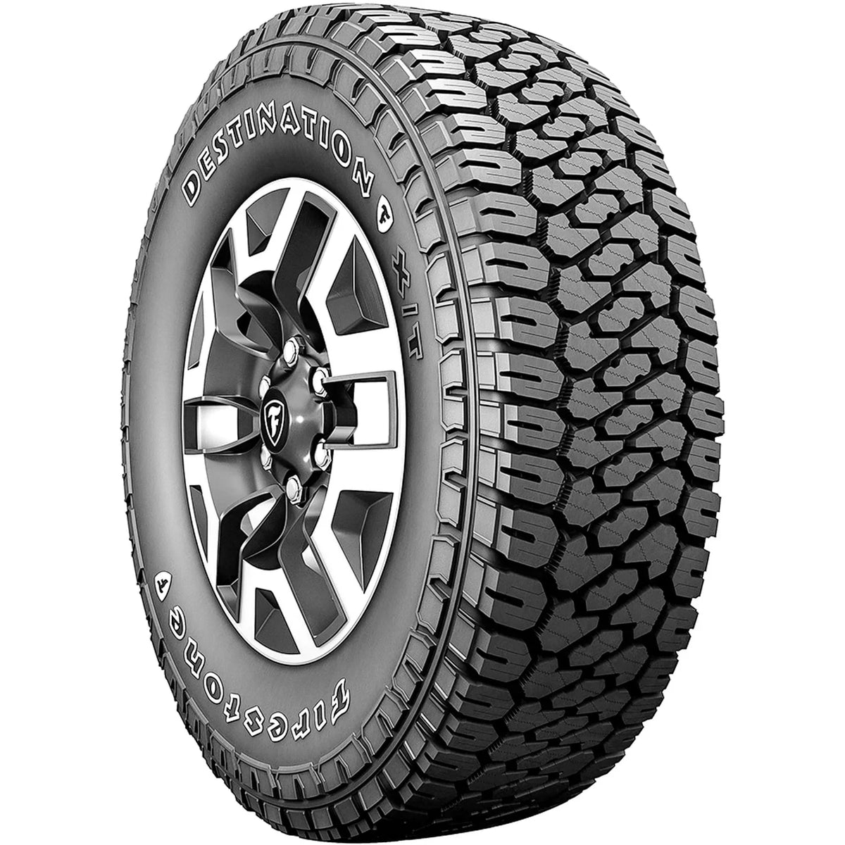 All Destination Firestone LT33X12.50R15 Terrain Tire C X/T Truck Light 108R