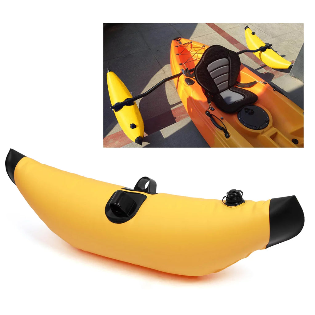 Fishing Outrigger Float Kayak Inflatable Vessel Kayak Stabilizer Sidekick Kit System Float with Rod Arms Meterk Standing