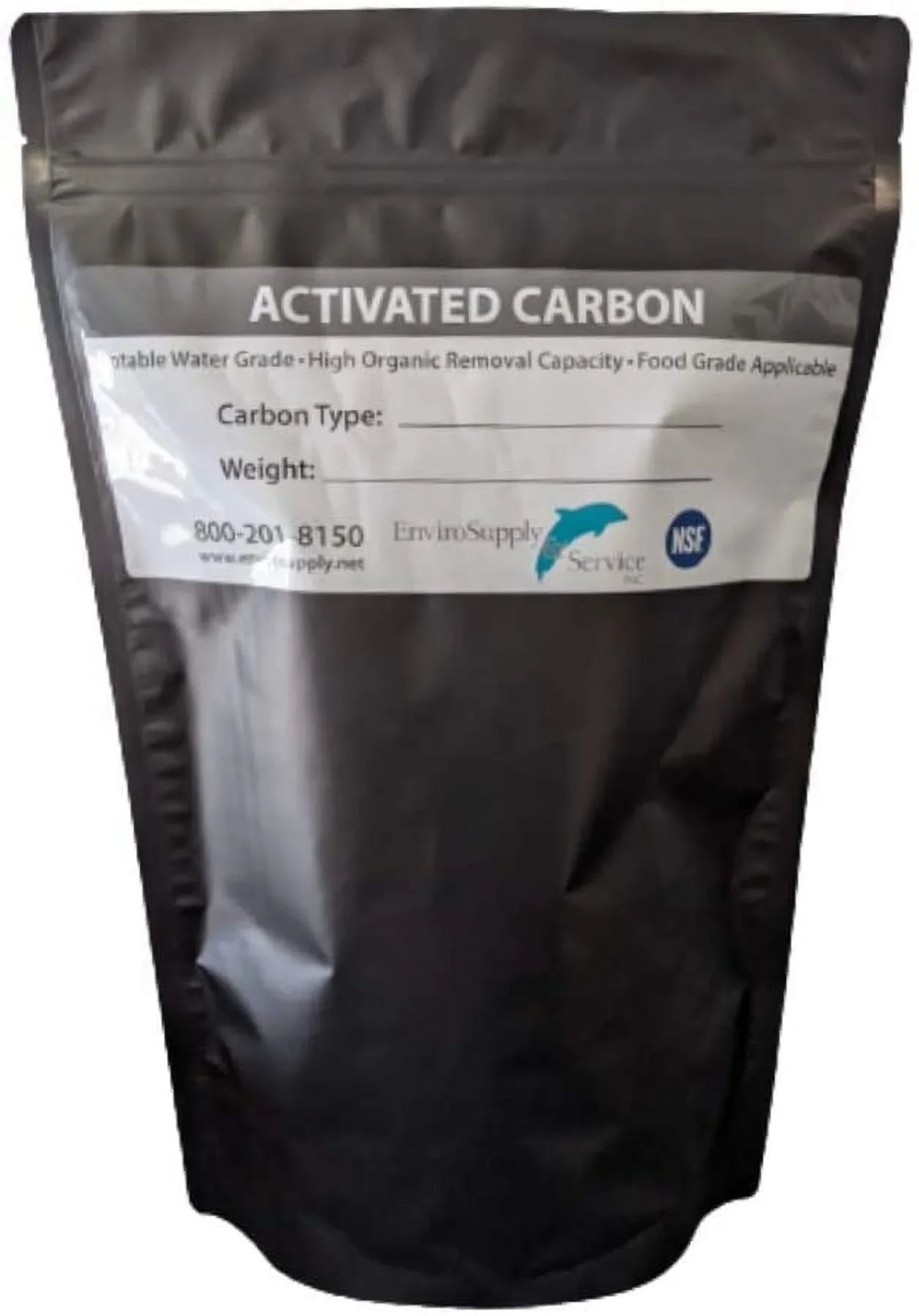 Filtration, Pure EnviroSupply Resealable - Carbon (Moisture Prewashed Pound 27.5 Activated Charcoal) Aquarium Bag Virgin Coconut 12x40 Shell Ultra Cleaning