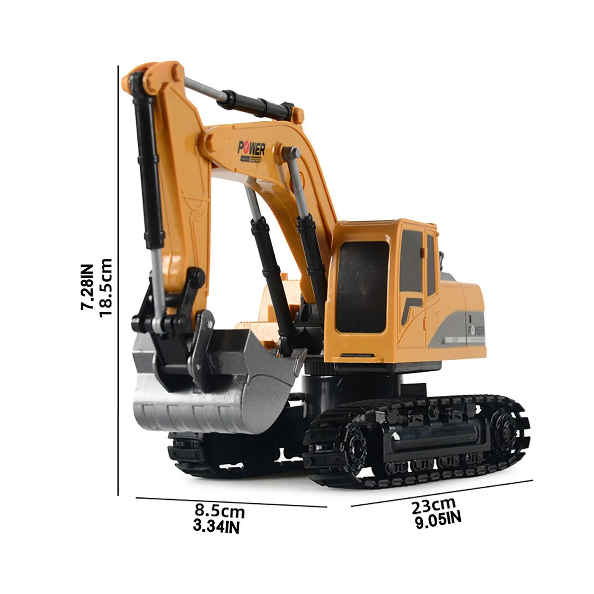 Engineering Plastic Alloy Trucks Car ExcavaTOr Mini 1:24 Electri Christmas