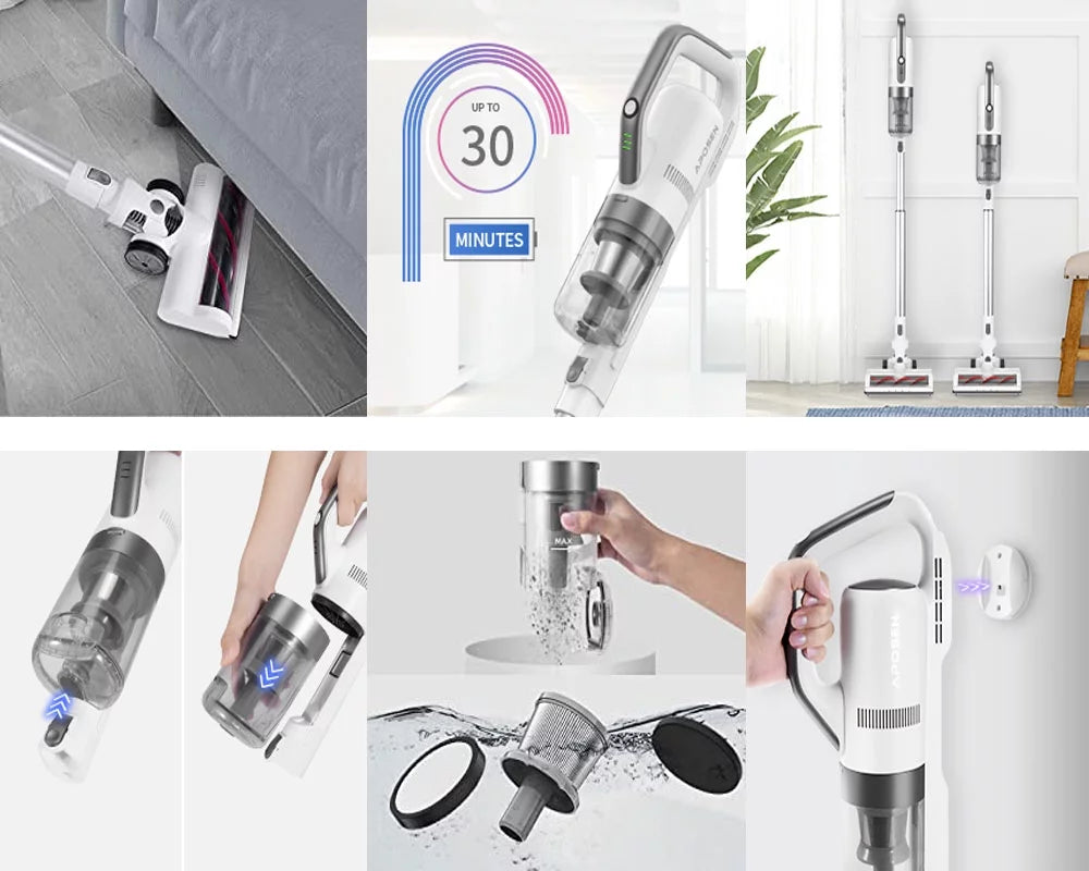 Vacuum Cordless Stick Lightweight for Pet 4-in-1 - Cleaner Vacuum Floors, Hard H21 Hair Carpet,