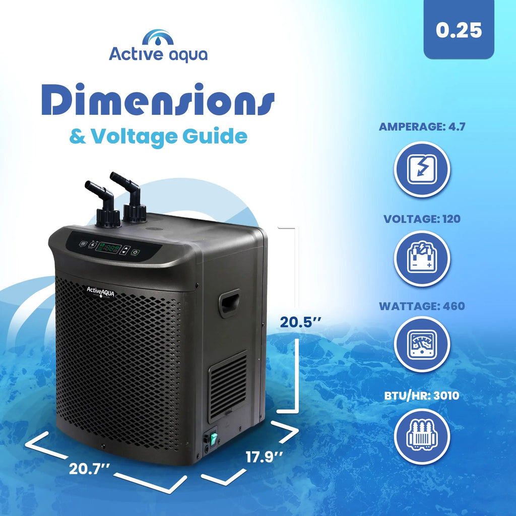 Submersible Active Moisture Moisture Chiller & Hydroponic Aqua Pump Hydroponic
