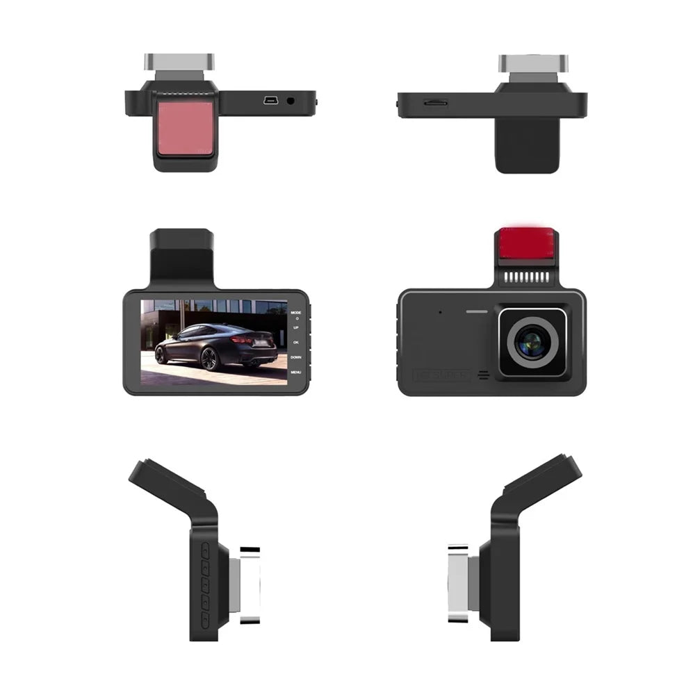 Dash Loop Touchscreen Inch 170° Recording 1080P Dashcam Support Night-Vision Wide Driving Picture with Car Eccomum Angle Motion Reversing Recorder Detection Camera 4